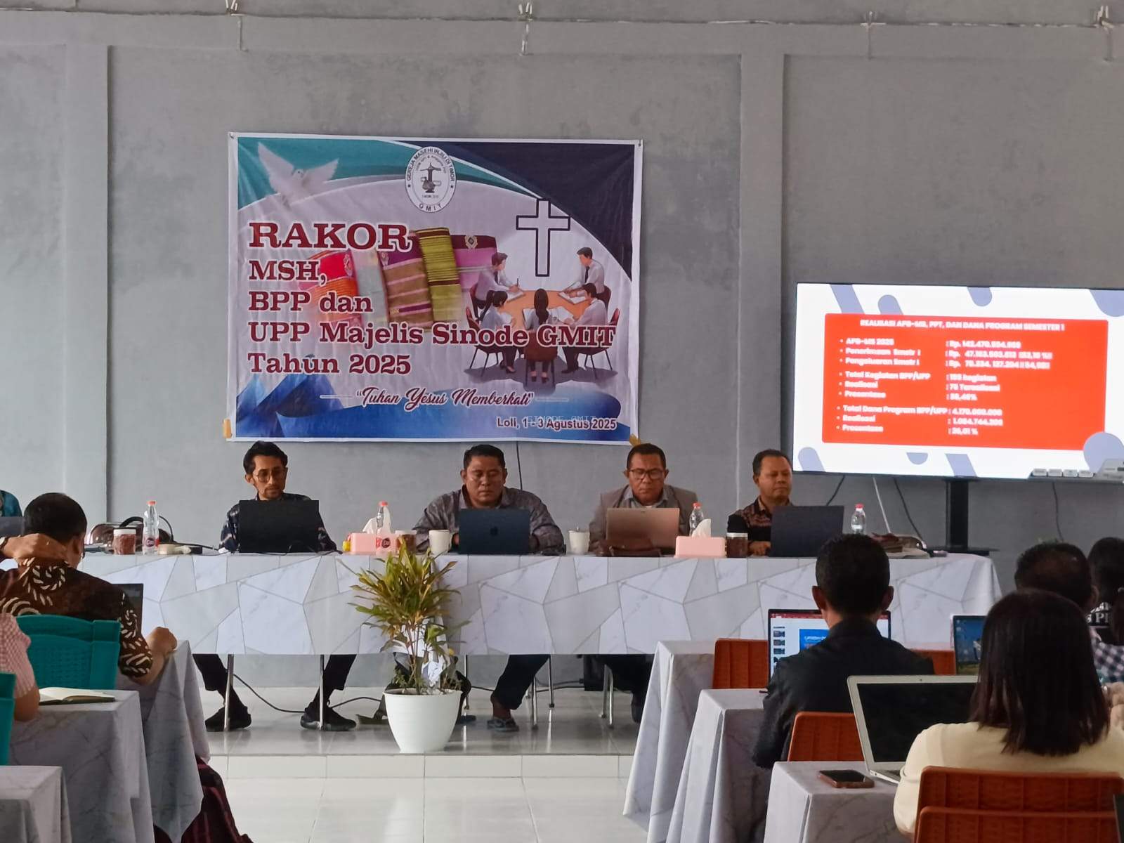 Tinjau Capaian Program 2025 dalam Rakor di Loli, MS GMIT Dorong Optimalisasi di Semester II
