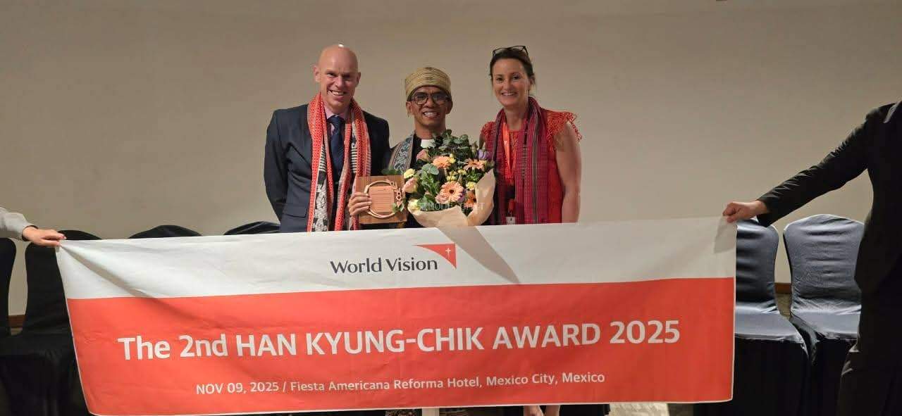 Pdt. Seprianus Yohanis Adonis Raih Han Kyung Chik Award 2025 di Mexico City