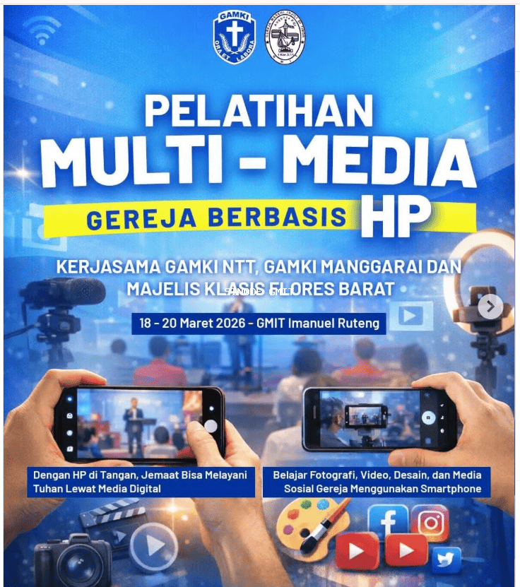 GAMKI NTT dan Klasis Flores Barat Perkuat Kapasitas Generasi Muda Melalui Pelatihan MC dan Multimedia